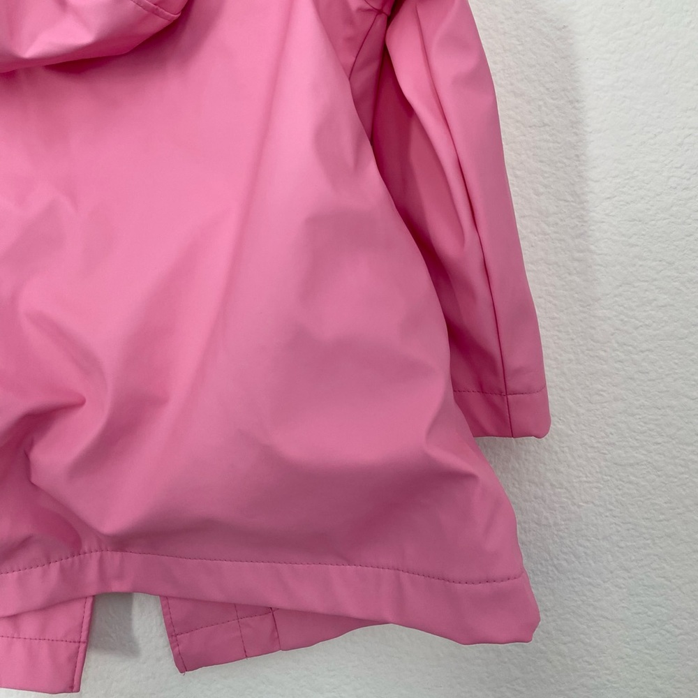 SOLD     Baby Gap • Pink Floral Jersey Lined Hooded Rain Coat - Picture 15 of 16